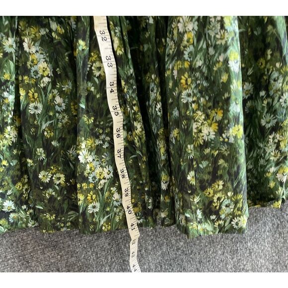 Batsheva x Laura Ashley sz 2 Dress Welsh Sherwood Forest Floral Green NWT! - Picture 6 of 10